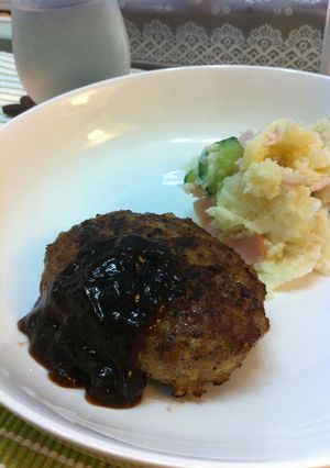 基本のハンバーグ-レシピのメイン写真