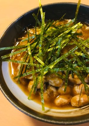 毎日の納豆●おろしエノキ添え-レシピのメイン写真