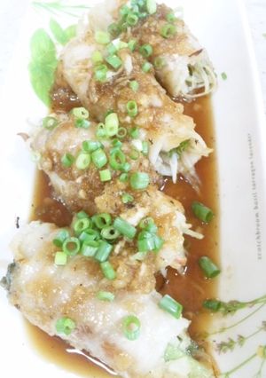 野菜たっぷり肉巻おろしポン酢ソース-レシピのメイン写真