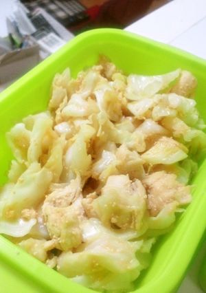 ＊キャベツと鶏肉の明太子醤油炒め＊-レシピのメイン写真