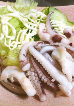 いかげそのガーリックバターソテー-レシピのメイン写真