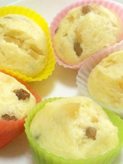 りんごとレーズンの蒸しパン♪-レシピのメイン写真
