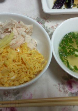 盛田の鶏白だしで鶏飯-レシピのメイン写真
