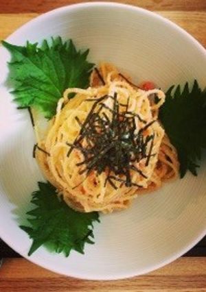お酢の効いたさっぱり明太子パスタ♪-レシピのメイン写真
