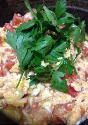トマトと卵の炒めもの-レシピのメイン写真