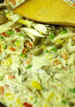 和尚の簡単VEGAN彩り豆乳パスタ-レシピのメイン写真