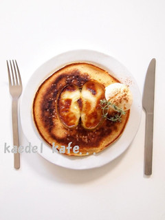 ●焼きりんご no ホットケーキ●-レシピのメイン写真
