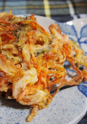 ゴーヤ・ちりめんじゃこのかき揚げ-レシピのメイン写真