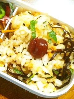 簡単★鮭昆布大葉の混ぜご飯♡-レシピのメイン写真