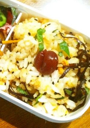 簡単★鮭昆布大葉の混ぜご飯♡-レシピのメイン写真