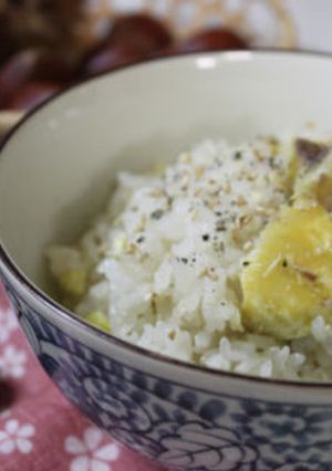 簡単！炊飯器で栗おこわ♪-レシピのメイン写真