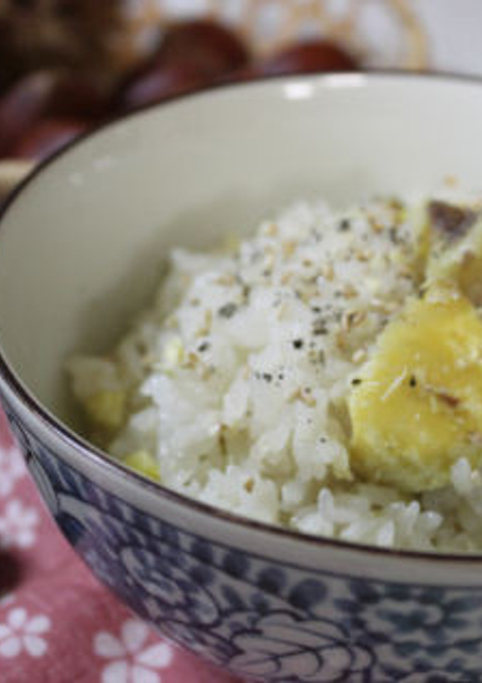 簡単！炊飯器で栗おこわ♪-レシピのメイン写真