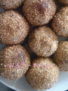 簡単*胡麻団子-レシピのメイン写真