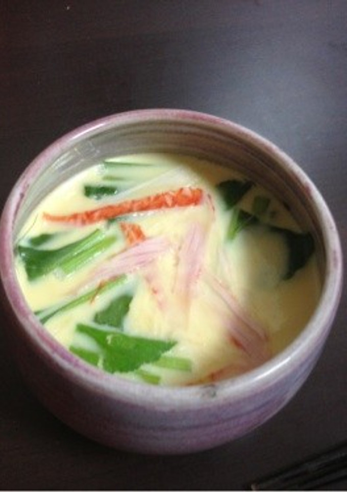 カニカマ茶碗蒸し-レシピのメイン写真