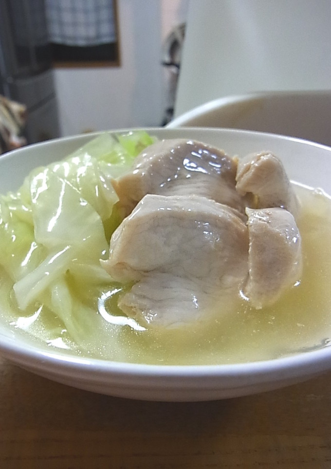鶏むね肉とキャベツのさっと煮-レシピのメイン写真