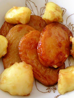 甘辛♪おいしい♪さつま揚げ&じゃがいも-レシピのメイン写真