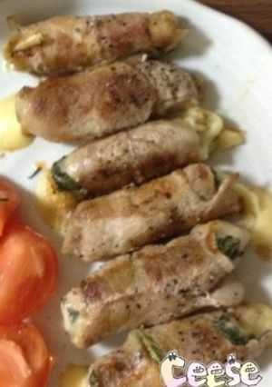 ♥豚肉のチーズまきまき♥-レシピのメイン写真