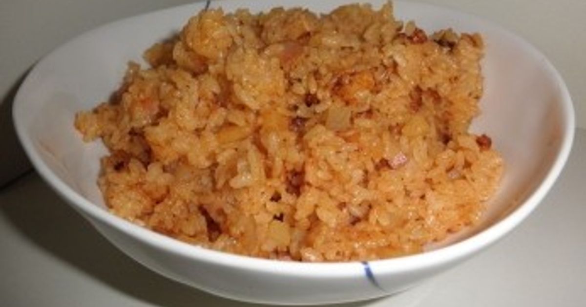 ケチャップライス1 炊飯器でケチャップライス♪ by 京たまご 【クックパッド】 簡単