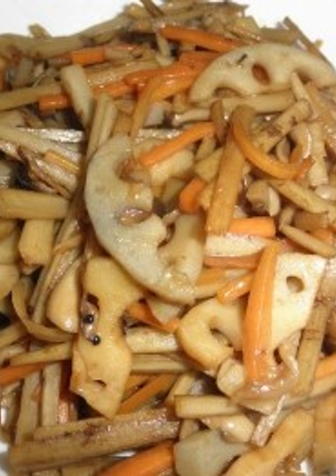 れんこんとごぼうのきんぴら-レシピのメイン写真