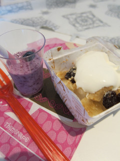 子供と一緒に!梨とリンゴのクランブル♪-レシピのメイン写真