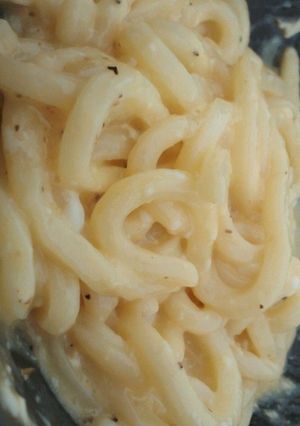 めっちゃ簡単♪カルボナーラ風うどん-レシピのメイン写真