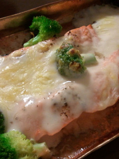 魚焼きグリルde 鮭のホワイトソース焼き-レシピのメイン写真