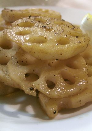 ラーマで☆レンコンのマーガリン醤油-レシピのメイン写真