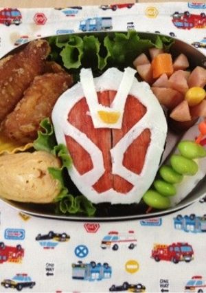 キャラ弁☆仮面ライダーウィザード☆-レシピのメイン写真