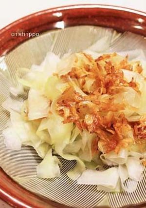 青パパイヤサラダ桜えびホットドレッシング-レシピのメイン写真