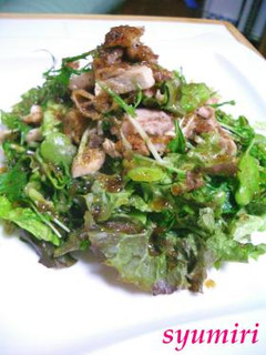 ※鶏もも肉とそら豆の野菜たっぷり&ボリュームたっぷりサラダ※-レシピのメイン写真