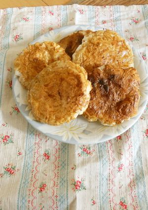 白玉粉でおせんべい-レシピのメイン写真