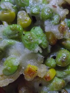 トウモロコシと枝豆のかき揚げ(天ぷら)-レシピのメイン写真
