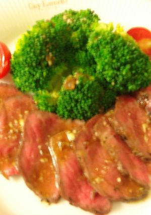 牛肉のたたき　山葵ドレッシング-レシピのメイン写真