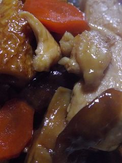 煮物(鶏・ちくわ・人参・椎茸)-レシピのメイン写真
