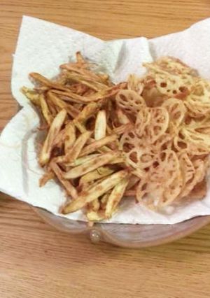 おつまみにおやつに最高！簡単ごぼう揚げ♪-レシピのメイン写真