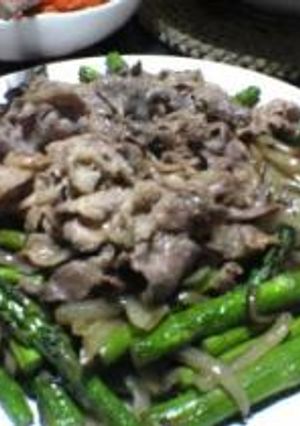 豚肉とアスパラのマヨ醤油炒め-レシピのメイン写真