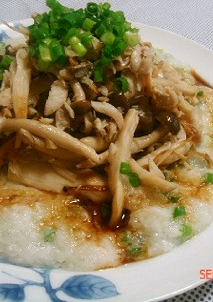 リメイク！鯵と焼ききのこのとろろおろし-レシピのメイン写真