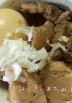 家庭の味*牛スジ煮込み-レシピのメイン写真