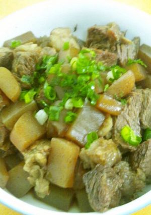 牛すじ&こんにゃくの甘辛煮-レシピのメイン写真