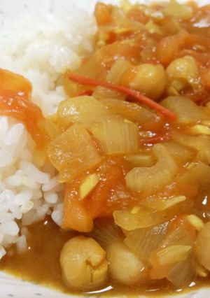超簡単チャナカレー(ひよこ豆カレー)-レシピのメイン写真