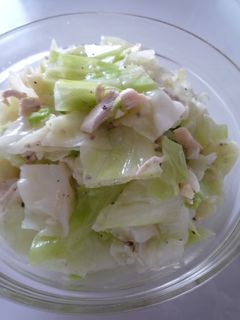 蒸し鶏と茹でキャベツのさっぱりサラダ-レシピのメイン写真