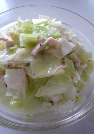 蒸し鶏と茹でキャベツのさっぱりサラダ-レシピのメイン写真