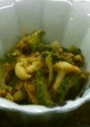 ゴーヤときのこのつくだ煮＜やよい会＞-レシピのメイン写真