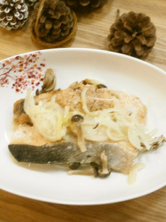 ルクエde鮭のクリーム風ムニエル-レシピのメイン写真