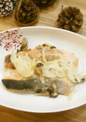 ルクエde鮭のクリーム風ムニエル-レシピのメイン写真