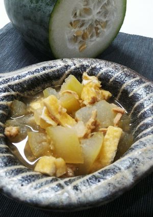 冬瓜✿油あげとツナを加えた煮物♬-レシピのメイン写真