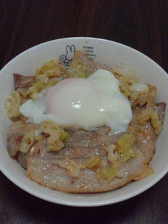 たまごがとろ~り♪簡単塩豚丼-レシピのメイン写真