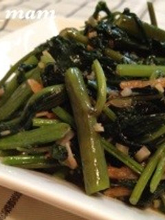 おかず&ツマミに!★空心菜にんにく炒め-レシピのメイン写真