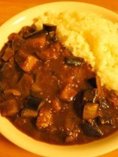 レンジで簡単!すき家の茄子盛りカレー-レシピのメイン写真