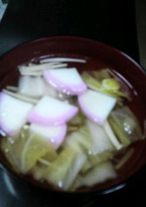 白菜たっぷり♡お吸い物♪-レシピのメイン写真